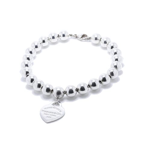 Heart Tag Bead Bracelet 